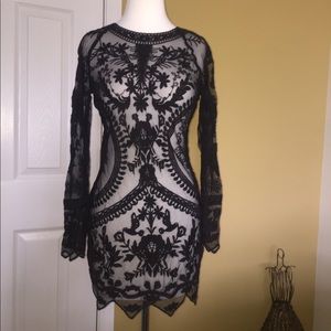 Lace Cover Up Mini Dress (pool or club)